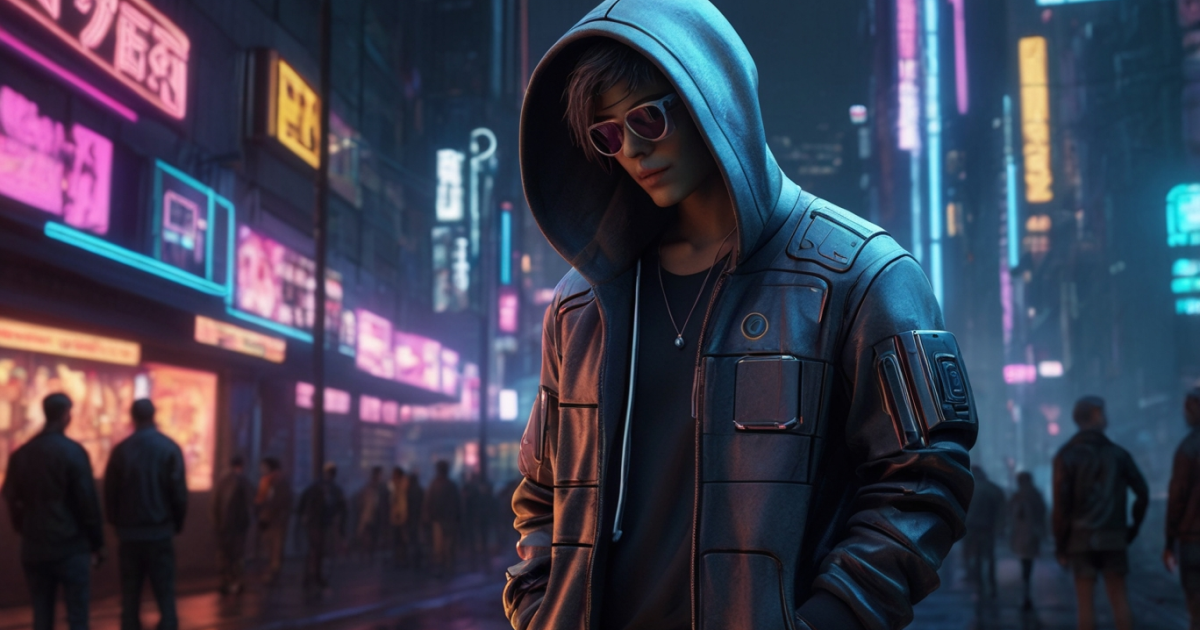 cyberpunk art style