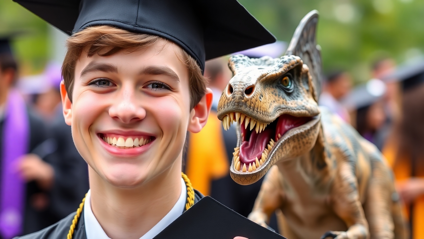 ai and machine learning student receiving masters degree